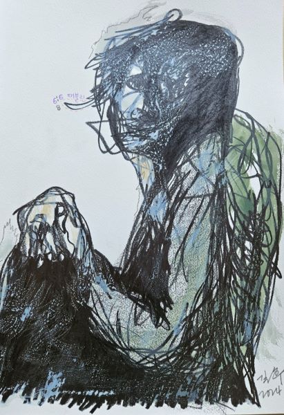 [2024] Untitled, Graphite on paper, Size Unknown